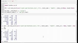 Excel and Python Pandas Sumifs