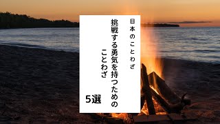 新たな挑戦をするときに知っておきたい【挑戦する勇気を持つためのことわざ5選】