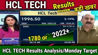 HCL TECH RESULTS Analysis,hcl tech share news today,Q3 Results Update,target tomorrow