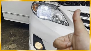 เปลี่ยนไฟหน้าแอลติส - Change the bulbs of TOYOTA ALTIS headlight