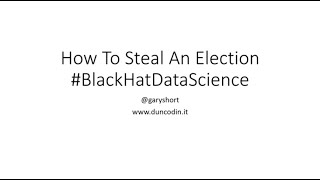How to Steal an Election - Gary Short