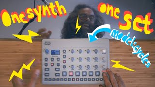 One synth One set - Elektron Model:Cycles -  Set - Onetake - love it - pieopiewo