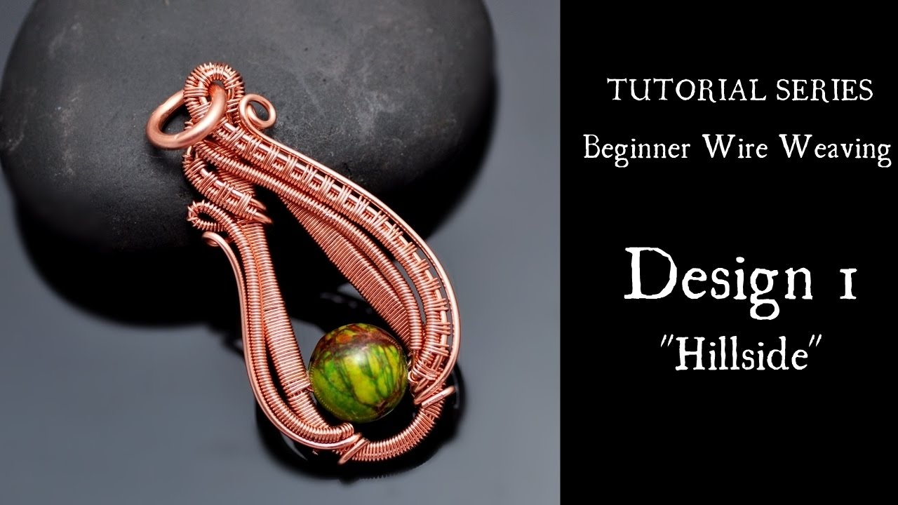 Beginner Wire Wrap Tutorial Hillside Pendant Youtube