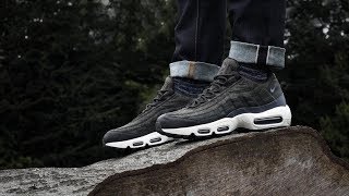 Nike Air Max 95 Premium Wool Sequoia - On Foot