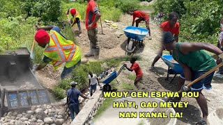 Wouy Gadonw Bòn Nouvèl, Gen Gwo Espwa Pou Haïti, Anpil Materyo Debake Sou Kanal Sid Peyi A