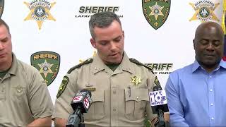 Sheriff's Office hold press conference on recent prostitution and human trafficking arrests