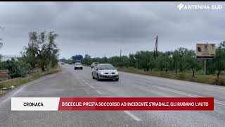 6 settembre 2023 - Bisceglie, presta soccorso e gli rubano l'auto