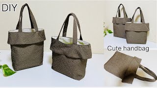 大人可愛い,フリルハンドバッグ, Cute/Elegant Handbag, Easy Sewing Tutorials,Diy