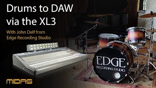 Drums to DAW via the XL3