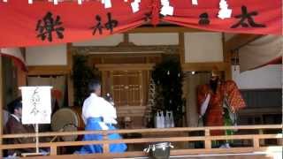 中蒔田椋神社の神楽　『鉾』