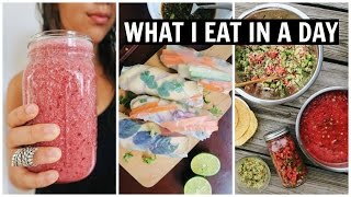 What I Eat In A Day + Recipes feat. YUMMY Watermelon Gazpacho