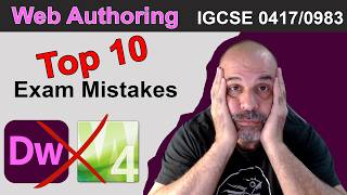 Top 10 Mistakes in Web Authoring [IGCSE 0417/0983]