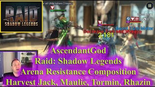 Raid Shadow Legends - Arena Resistance Composition - Tips Tricks Guide