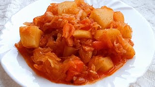 Капустная солянка/Bors scazut cu afumaturi