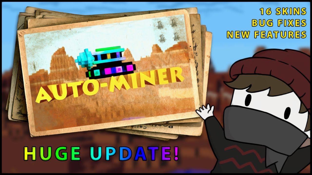 Auto Miner Addon For Minecraft Bedrock Pe Customization Update