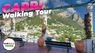 Capri, Italy Walking Tour - 4K - with Captions