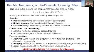 Lecture 5: Adaptive Optimization Methods