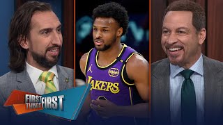 Aaron Rodgers visits Steelers, Bronny James sets career highs in Lakers loss | FIRST THINGS FIRST