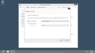 How to install Printer with Windows 8