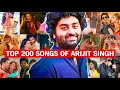 Top 200 Nostalgic Songs Of Arijit Singh (2011-2024) | Bollywood Songs Of Arijit Singh