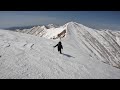 野塚岳 バックカントリー　山スキー【北海道雪山登山ガイド】 backcountry skiing hokkaido japan snow mt.nozukadake