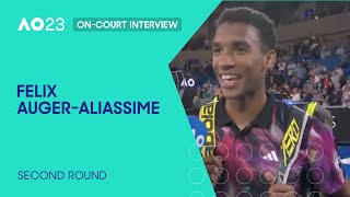 Felix Auger-Aliassime On-Court Interview | Australian Open 2023 Second Round