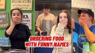 Ordering Food With FUNNY Names!