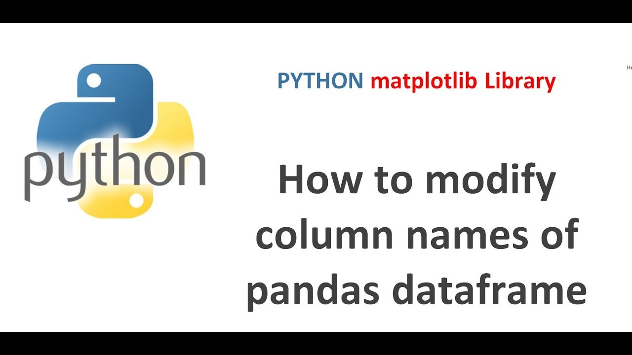 Python Pandas Tutorial 24 | How To Loop In All The Pandas Dataframe ...