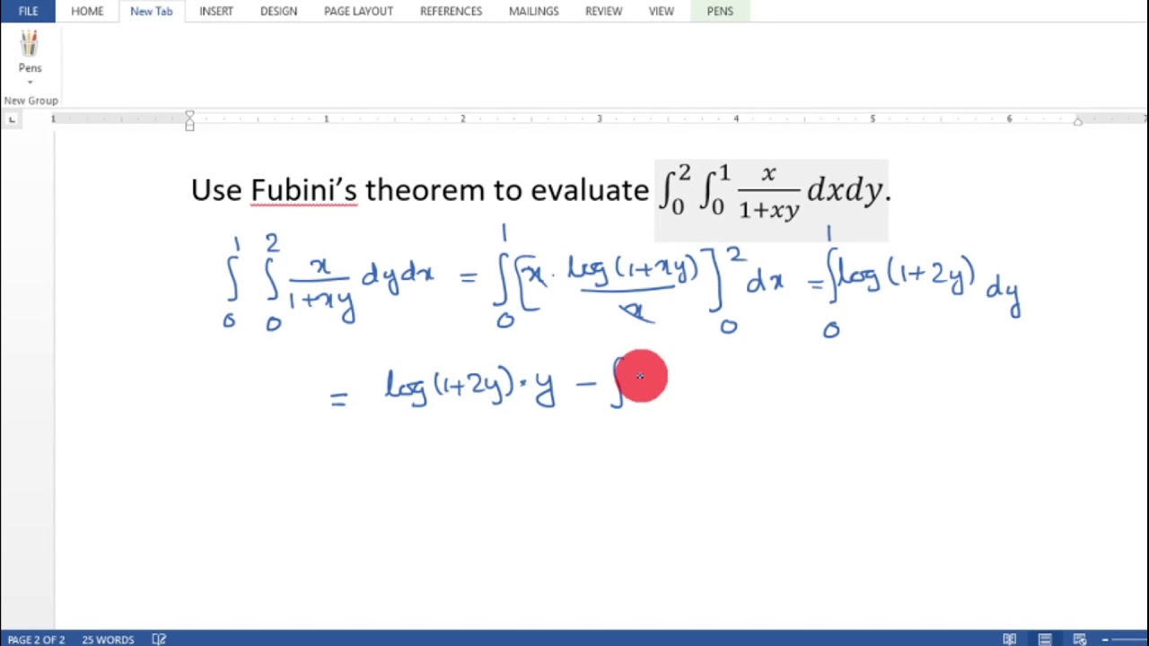 Multiple Integrals Problems 3 Youtube