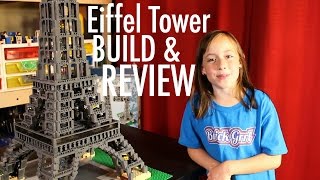 LEGO Eiffel Tower build and Review on Brick Girl