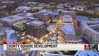 Plans unveiled for 30+ acres of land at Greenville's Co. Square re-development site