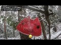 賤ヶ岳の戦場跡をめぐる歴史ロマンあふれる余呉湖一周トレイル。yogo lake trail with snow.