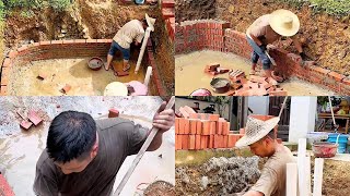 Spend 50,000 Yuan to Build a House in The Countryside And Build a Fish Pond