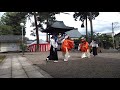 2021.06.21伊勢大神楽講社山本源太夫社中＠大宝寺　吉野舞