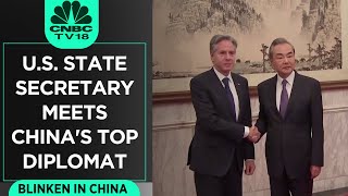 U.S. Secretary Of State Anthony Blinken Meets China's Top Diplomat Wang Yi For Talks In Beijing
