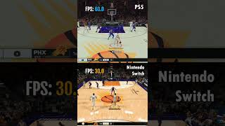 Nintendo Switch vs. PS5 Pro NBA 2K25 Comparison