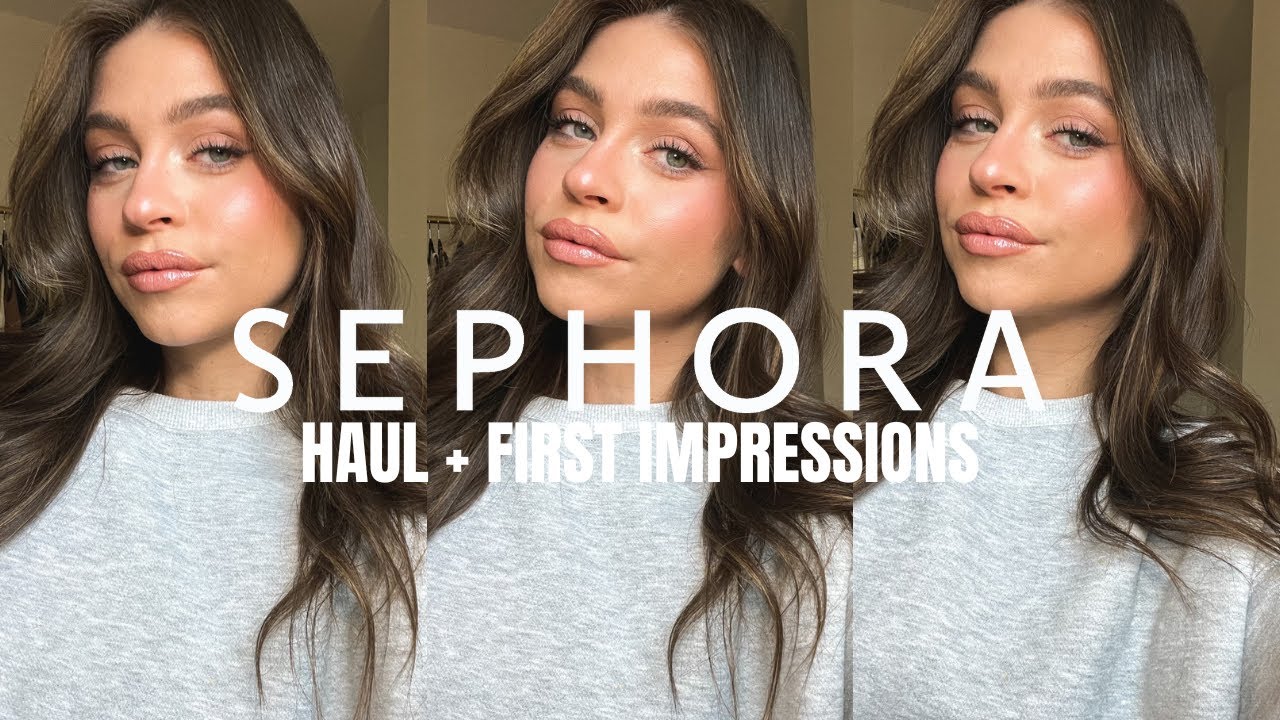 HUGE SEPHORA HAUL + FIRST IMPRESSIONS OF NEW MAKEUP - YouTube