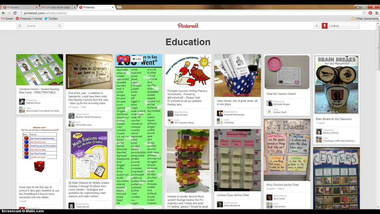 Pinterest Tutorial For Teachers Youtube
