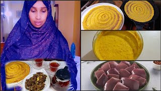 saka quracda an usameye xajiga firi 😋 canjelo hurud an cadi ahayn 👍 somali breakfast recipes enjoy