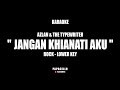 JANGAN KHIANATI AKU - AZLAN & THE TYPEWRITER (KARAOKE) ROCK VERSION LOWER KEY