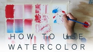 WATERCOLOR TUTORIAL - Wet on Dry Techniques // Part One