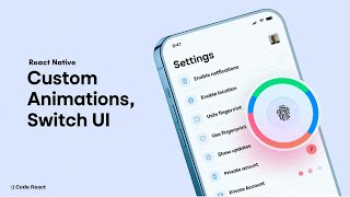 React Native Custom Animated Switch Button | Smooth & Stylish Toggle UI!