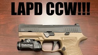 LAPD CCW initial application, renewal, and Arizona CCW permit!