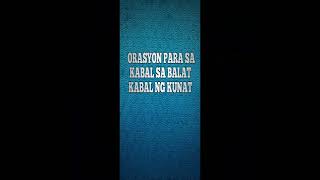 ANG HINIHINTAY NINYONG ORASYON SA KABAL IBINIGAY NA NG LEON