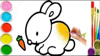 Bolalar uchunquyon rasm chizish/Drawing rabbit for children/Рисование кролик для детей
