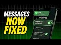 Android 16 Killing WhatsApp Notifications? Try This Immediately