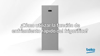 ¿Cómo utilizar la función de enfriamiento rápido del frigorífico? | by Beko