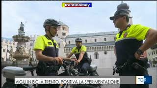 polizia locale trento con ruote grasse