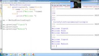 166 Python Method Overloading program Python Programming Tutorial for Beginner to advance with Sourc