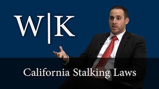 California Stalking Laws - PC 646.9